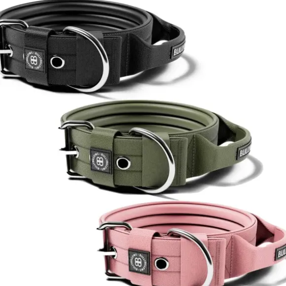 Bullybillows 4Cm Pin Buckle Collar No Handle & Robust Hardware