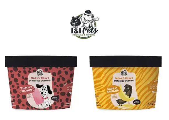 I&I Pets I&I Pets - Moos & Rosy'S - Protein Ice Cream Mix - Banana & Peanutbutter