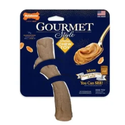 Nylabone Nylabone Gourmet Style Strong Wishbone Dog Chew Toy Bacon
